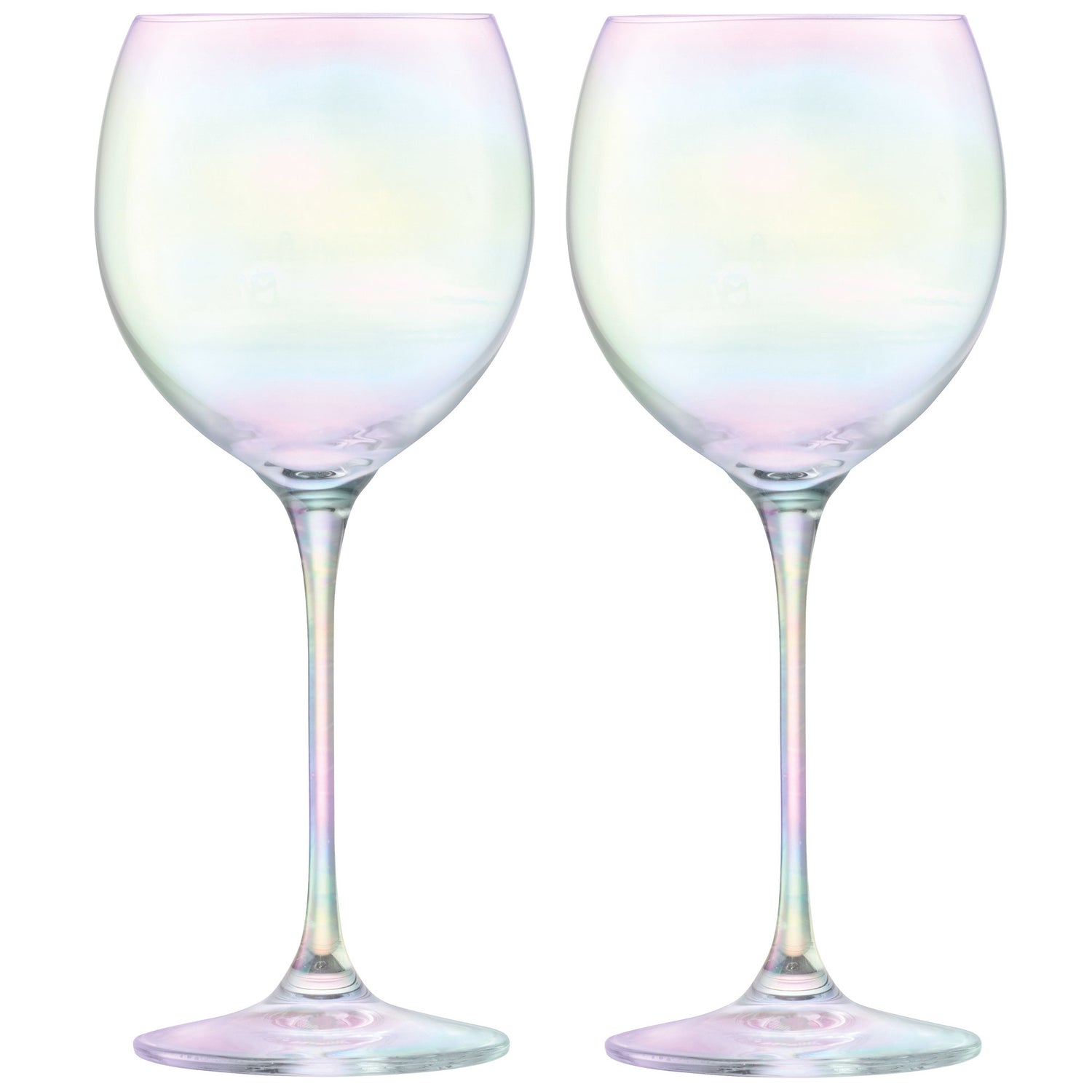 L.S.A. - Polka Wijnglas 400ml Mother of Pearl Set van 4 Stuks