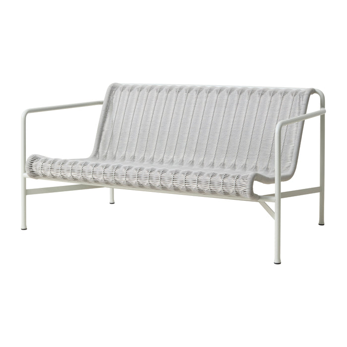 HAY Palissade Cord Lounge 2,5-zitsbank Low - Lichtgrijs