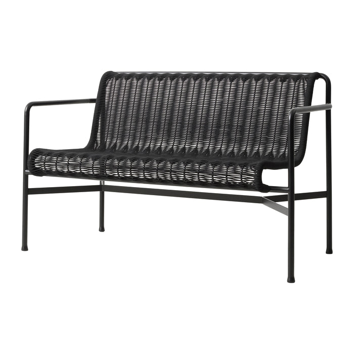 HAY Palissade Cord Tuinbank 2,5-zits met Armleuning - Antraciet