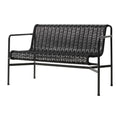 HAY Palissade Cord Tuinbank 2,5-zits met Armleuning - Antraciet