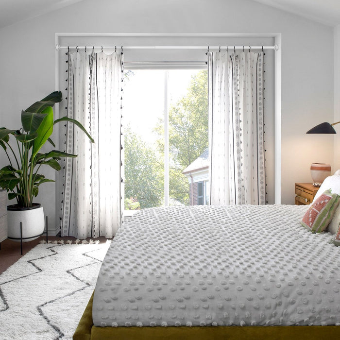 ACAZA Gordijnroede Wit