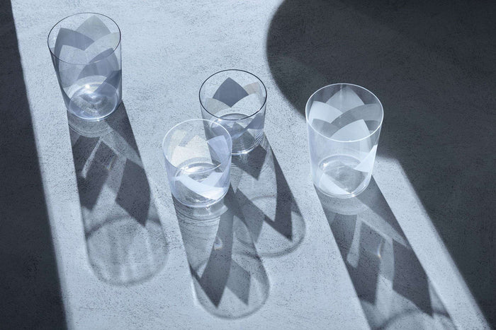 L.S.A. - Peaks Tumbler Glas 310 ml Set van 4 Stuks