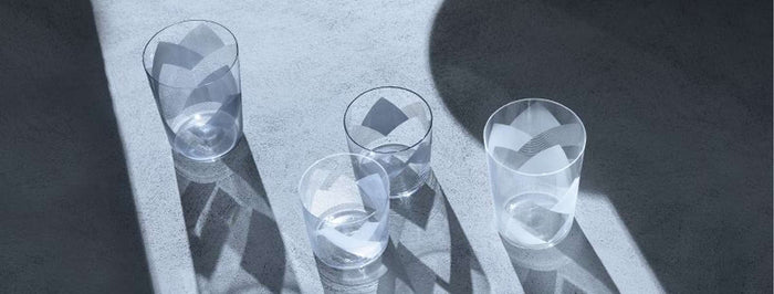 L.S.A. - Peaks Tumbler Glas 310 ml Set van 4 Stuks