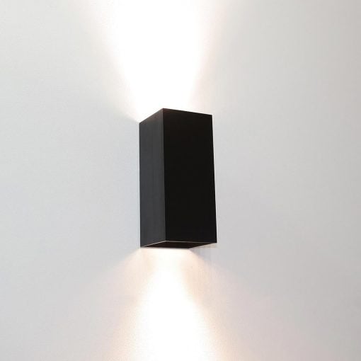 Artdelight Wandlamp Dante 2 Zwart GU10