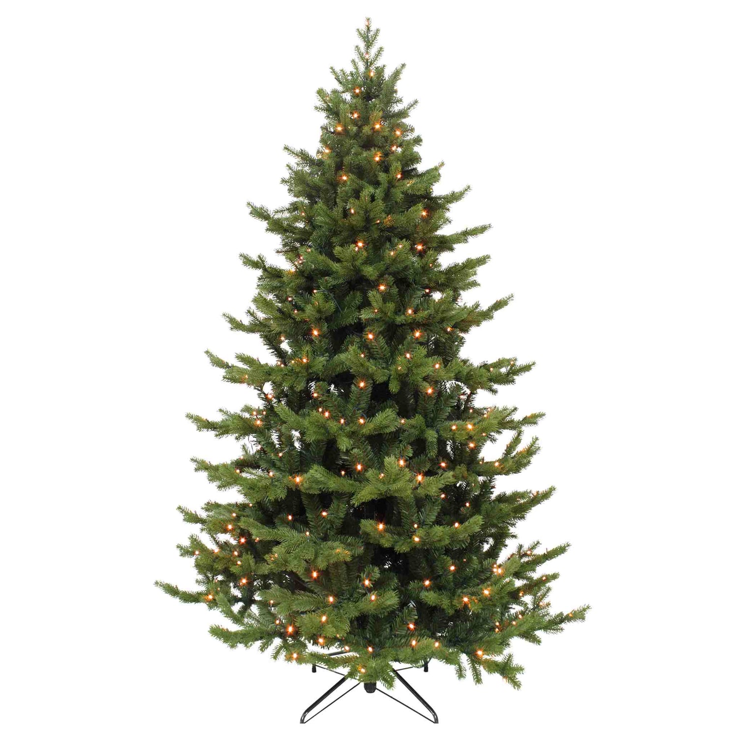 Triumph Tree Kunstkerstboom Sherwood - 150x150x260 cm - LED lampjes - Groen