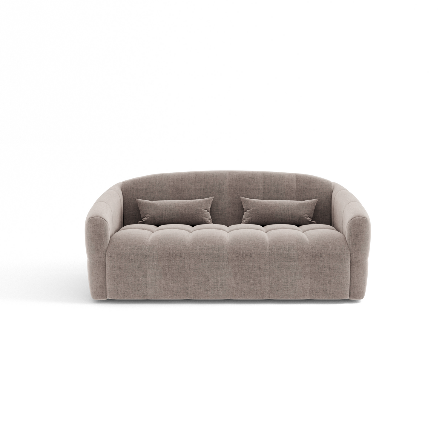 Express slaapbank dunlopillo fluweel taupe 160cm