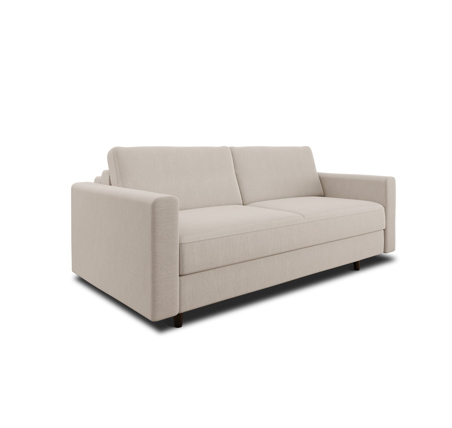Express slaapbank dunlopillo beige geweven 140cm