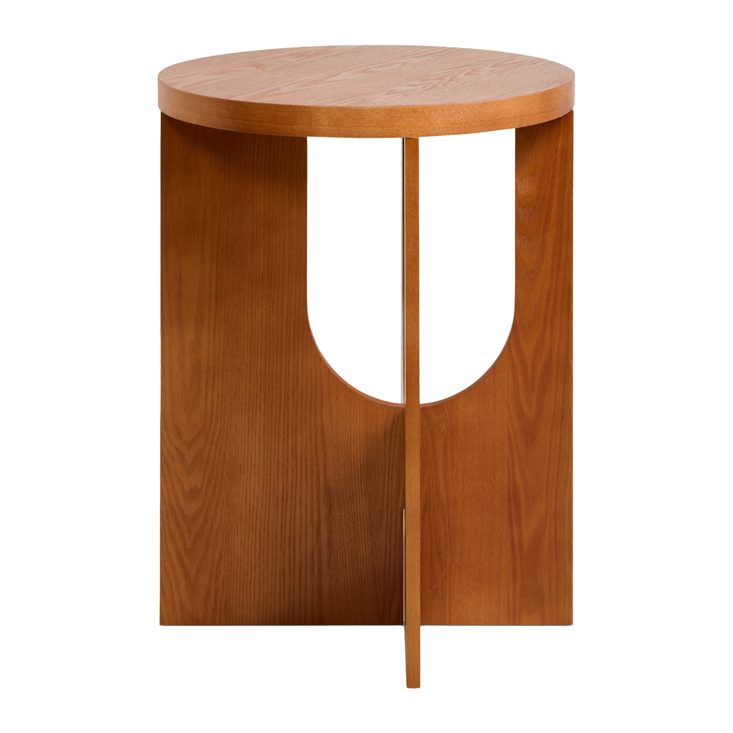 by fonQ Bulla Bijzettafel - Ø 40 cm - Walnoot