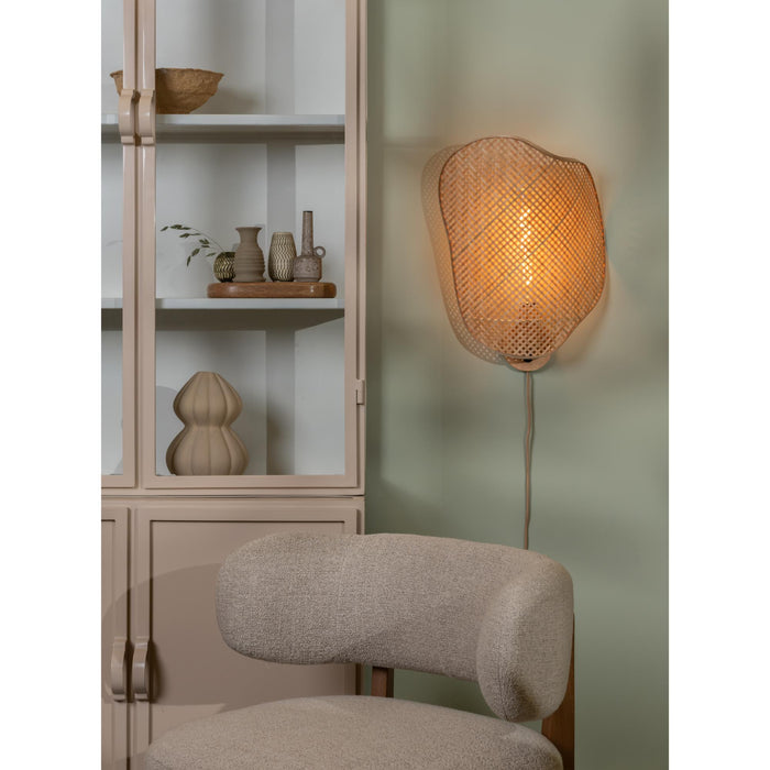 GOOD&MOJO Vloerlamp Java - Naturel - Ø23cm