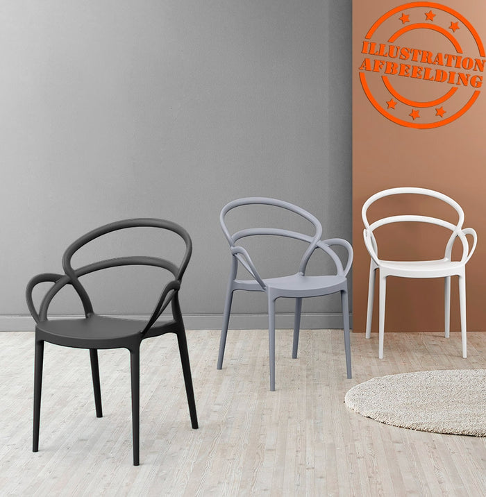 ALTEREGO JULIETTE Terras stoel - Wit