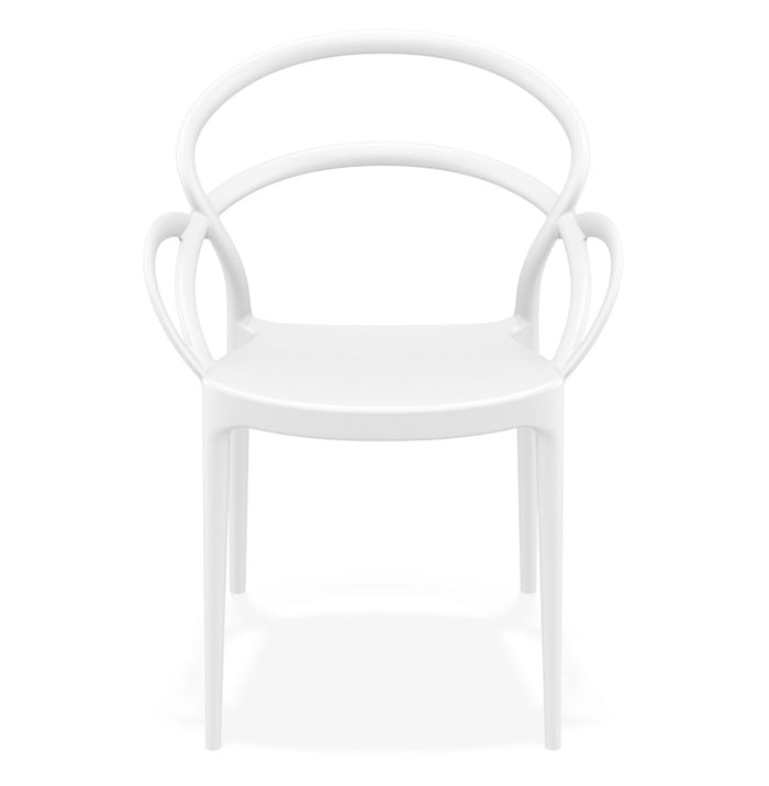 ALTEREGO JULIETTE Terras stoel - Wit