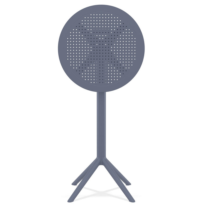 ALTEREGO GIMLI 60 BAR Opvouwbare hoge tafel - Grijs