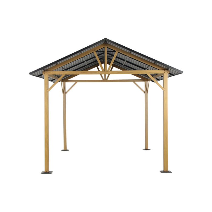 sweeek - Carport van aluminium en staal, 12 m²