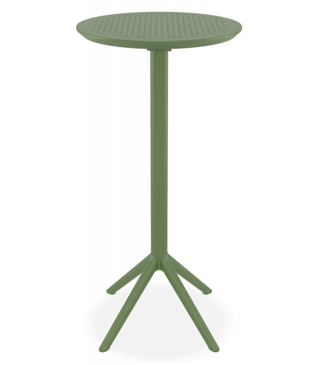 ALTEREGO GIMLI 60 BAR Opvouwbare hoge tafel - Groen