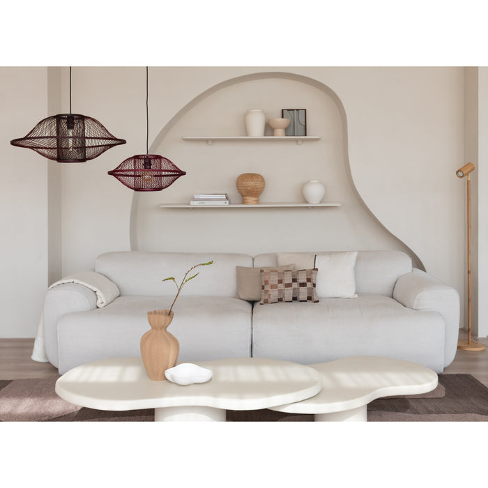 GOOD&MOJO Hanglamp Maui - Bordeaux - Ø50cm