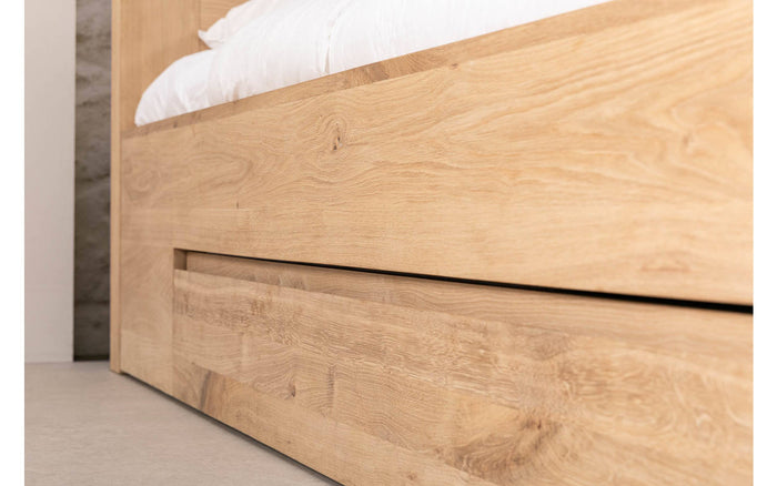 Goossens Bedframe Bibi - 160 x 210 - Eiken naturel - Hout