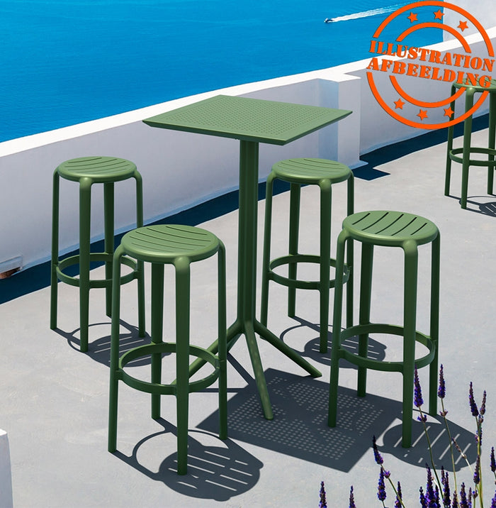 ALTEREGO PEYA Barkruk voor binnen|buiten - Zwart