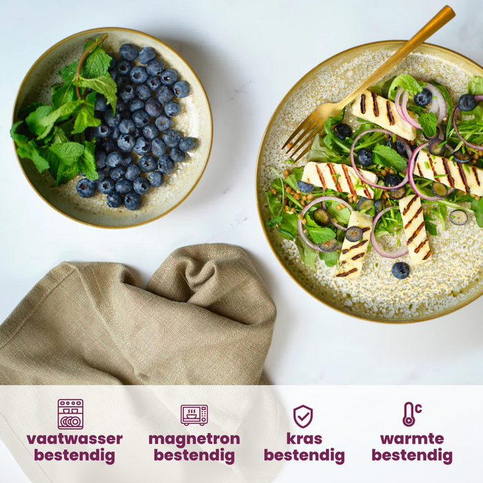 Cosy & Trendy Serviesset Baltic Luna 18-delig | 6 personen - 6 borden, 6 diepe borden en 6 schaaltjes