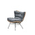 Libelle relax fauteuil - natural rotan - mystic grey