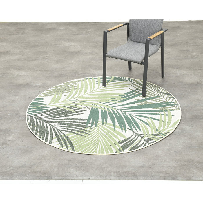 Garden Impressions Buitenkleed Naturalis palm leaf Ø160 cm