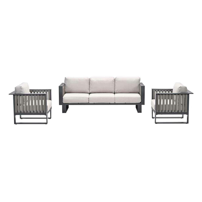 Garden Impressions Gabon loungeset 3-delig - taupe