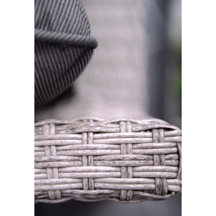 Blue bird lounge-diningset - 5-delig - links - grey - reflex black