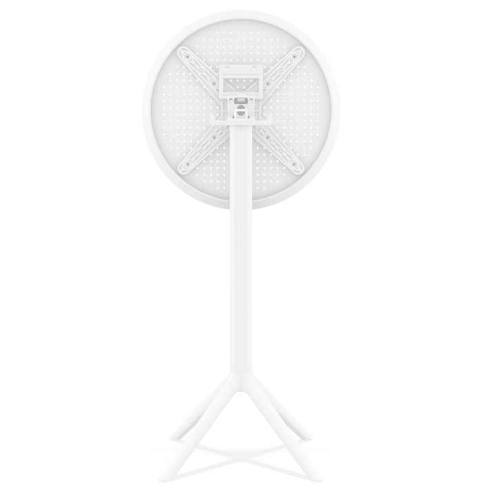 ALTEREGO GIMLI 60 BAR Opvouwbare hoge tafel - Wit