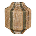 Mica Decorations Liliano Lantaarn - H36 x Ø30 cm - Jute - Donkergroen
