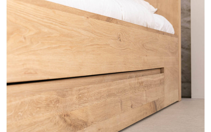 Goossens Bedframe Bibi - 180 x 210 - Eiken naturel - Hout