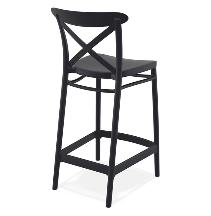 ALTEREGO BERLIOZ Middelhoge snackkruk - Zwart