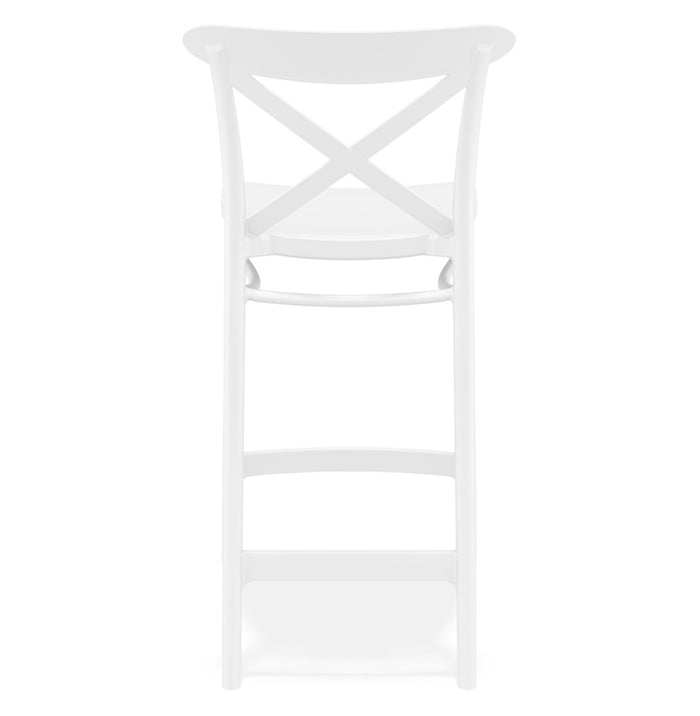 ALTEREGO BERLIOZ Middelhoge snackkruk - Wit