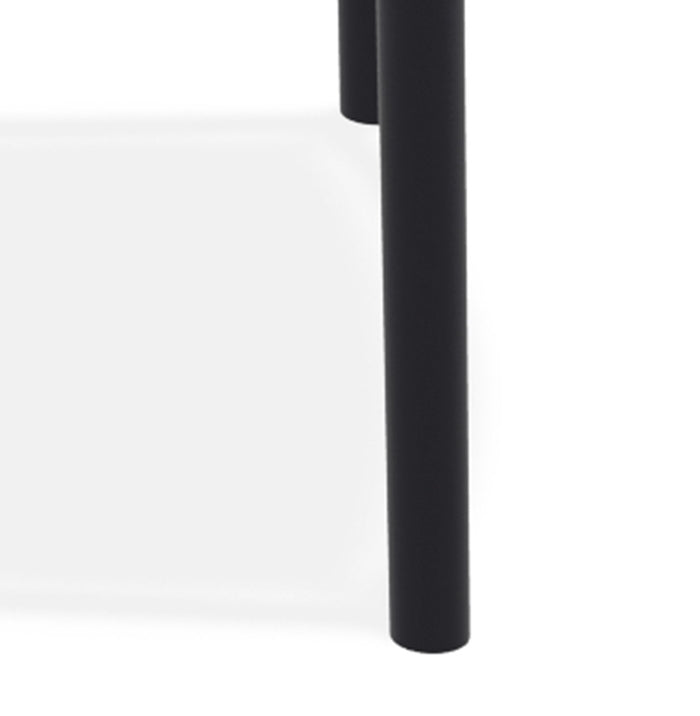 ALTEREGO BERLIOZ Middelhoge snackkruk - Zwart