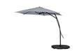 Feel Furniture - Zweefparasol - 3 Meter - Lichtgrijs