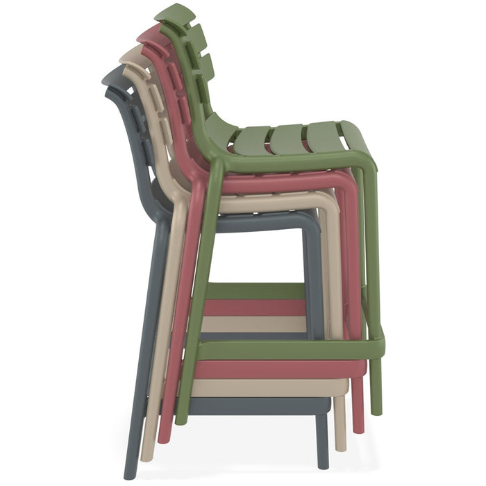 ALTEREGO NOBU MINI Middelhoge snackkruk - Taupekleur