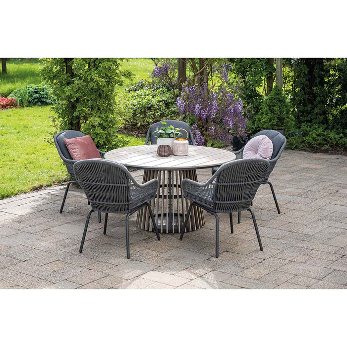 Garden Impressions Yima tuinset 6-delig - Annie tuintafel Ø148cm