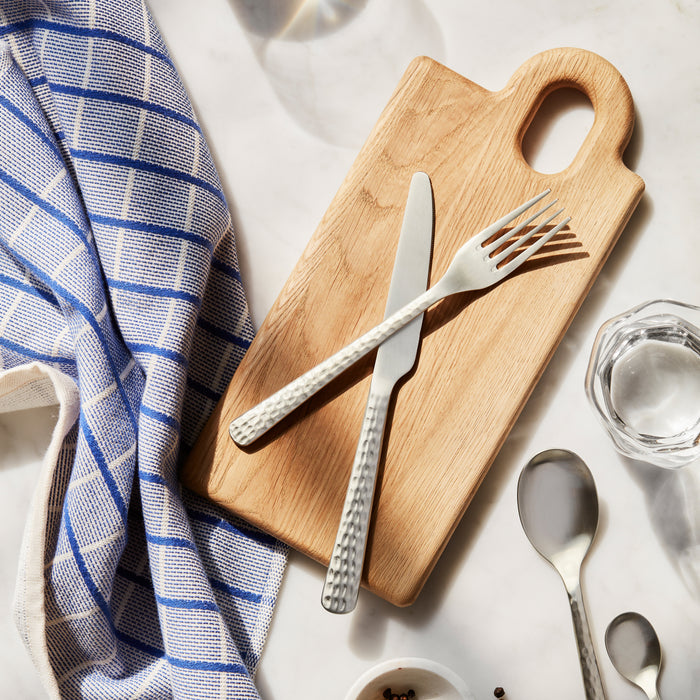 Broste Copenhagen Hune Hammered Bestekset 16-delig - Zilver