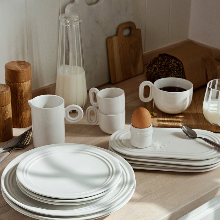 Broste Copenhagen Stevns Serviesset 12-delig - Wit