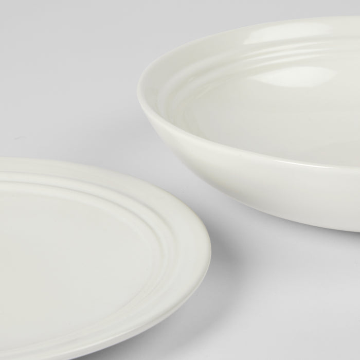 Broste Copenhagen Stevns Serviesset 12-delig - Wit