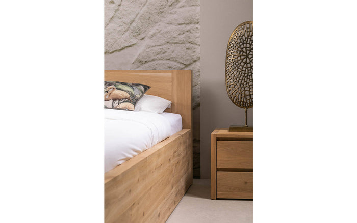 Goossens Bedframe Bibi - 180 x 210 - Eiken naturel - Hout