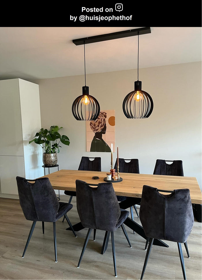 Lucide MIKAELA Hanglamp - Zwart