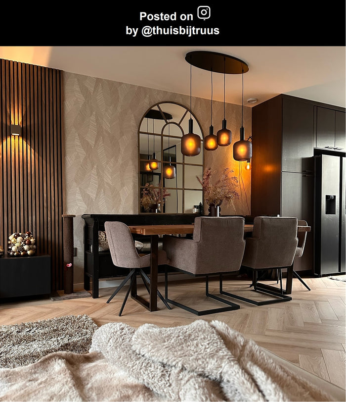 Lucide ELOISE Hanglamp - Zwart