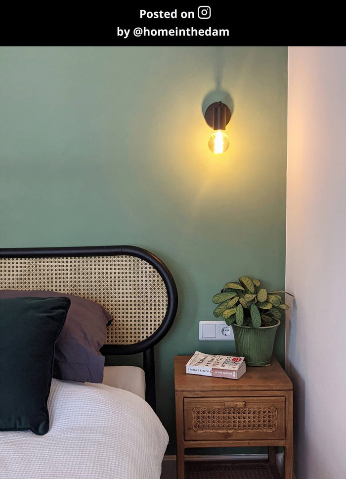 Lucide LEANNE Wandlamp - Zwart