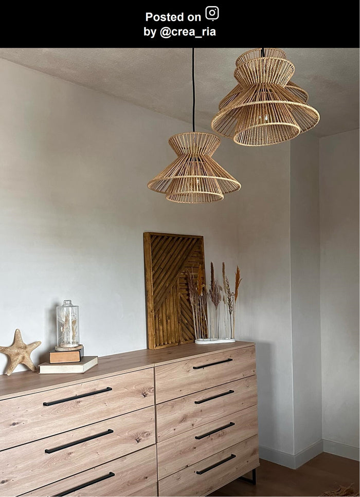 Lucide TASMAN Hanglamp - Naturel