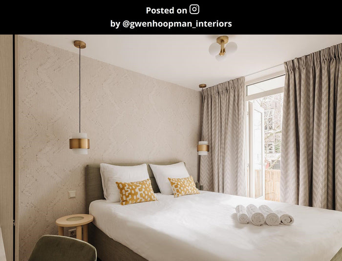 Lucide FIRMIN Hanglamp - Mat Goud | Messing