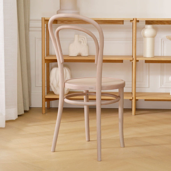 Fameg Vienna Thonet No.14 Houten Bistrostoel Whitewash