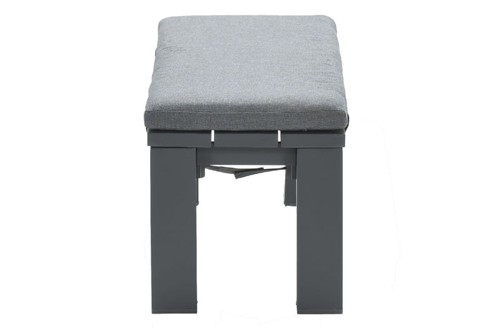 Garden Impressions Nika sportbank 115,5 x 43 cm - donker grijs