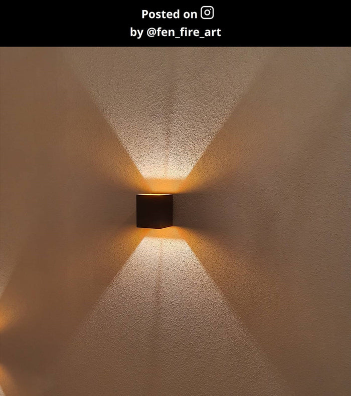 Lucide XERA Wandlamp - Zwart