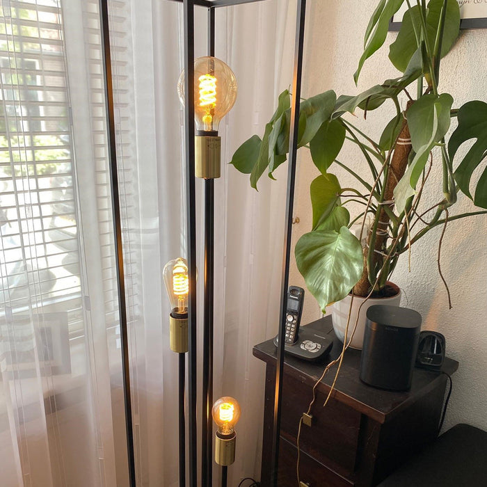 Lucide RUBEN Vloerlamp - Zwart