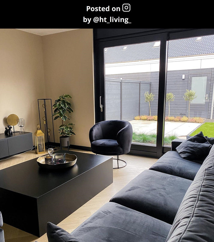 Lucide RUBEN Vloerlamp - Zwart