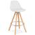 ALTEREGO TATAMI Middelhoge kruk - Wit